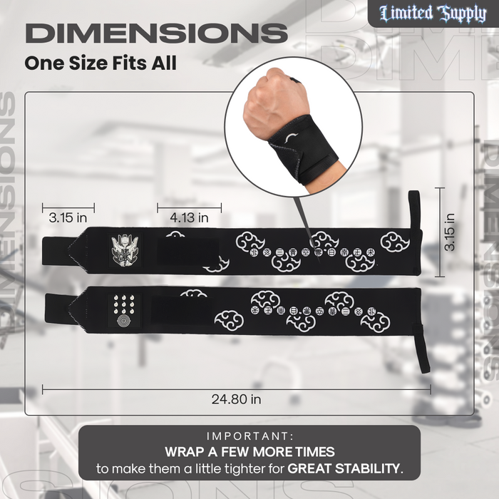 Limited Anime Wrist Wrap Gym Fitness Crown Limited Supply