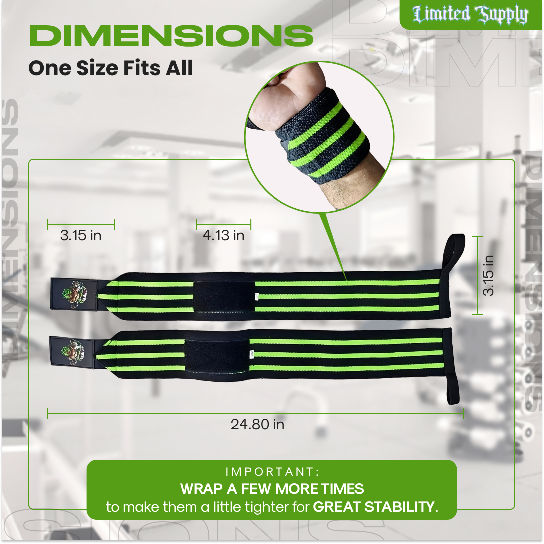 Green DZB Saiyan Wrist Wrap