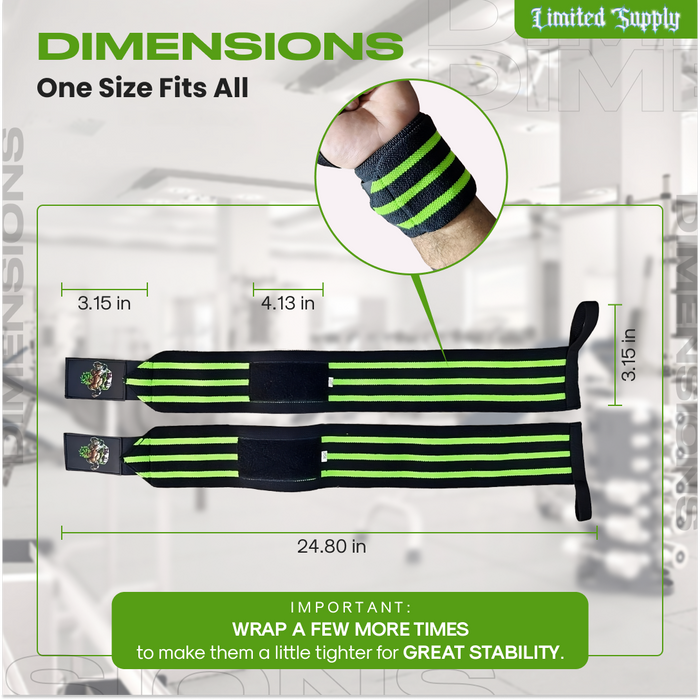 Green DZB Saiyan Wrist Wrap