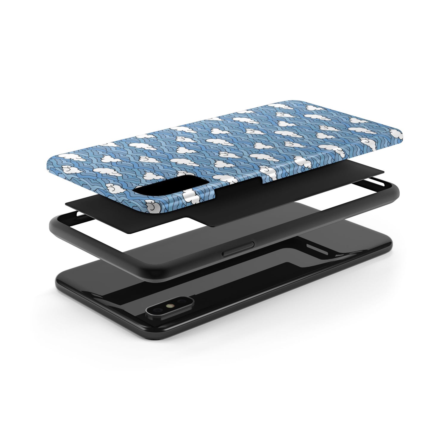 Blue Sakonj Tough Phone Case