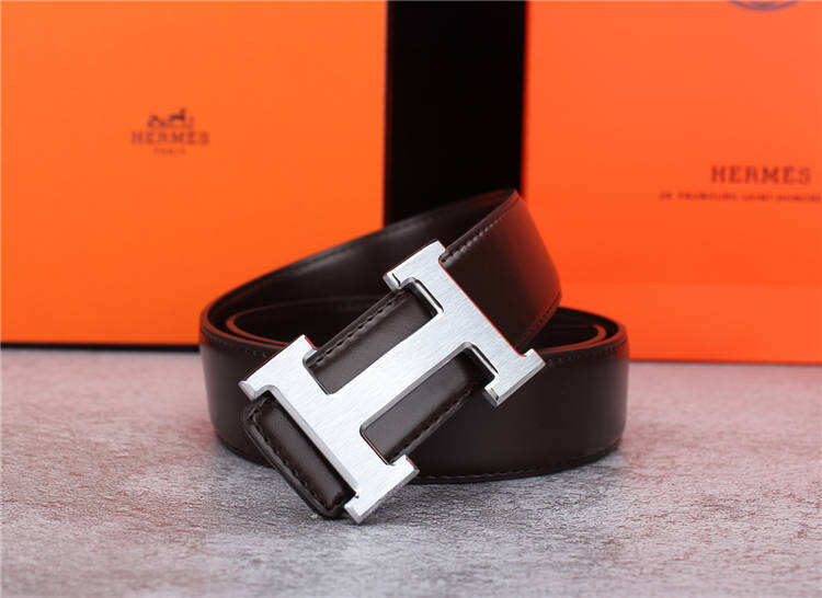 Black H Design Belt