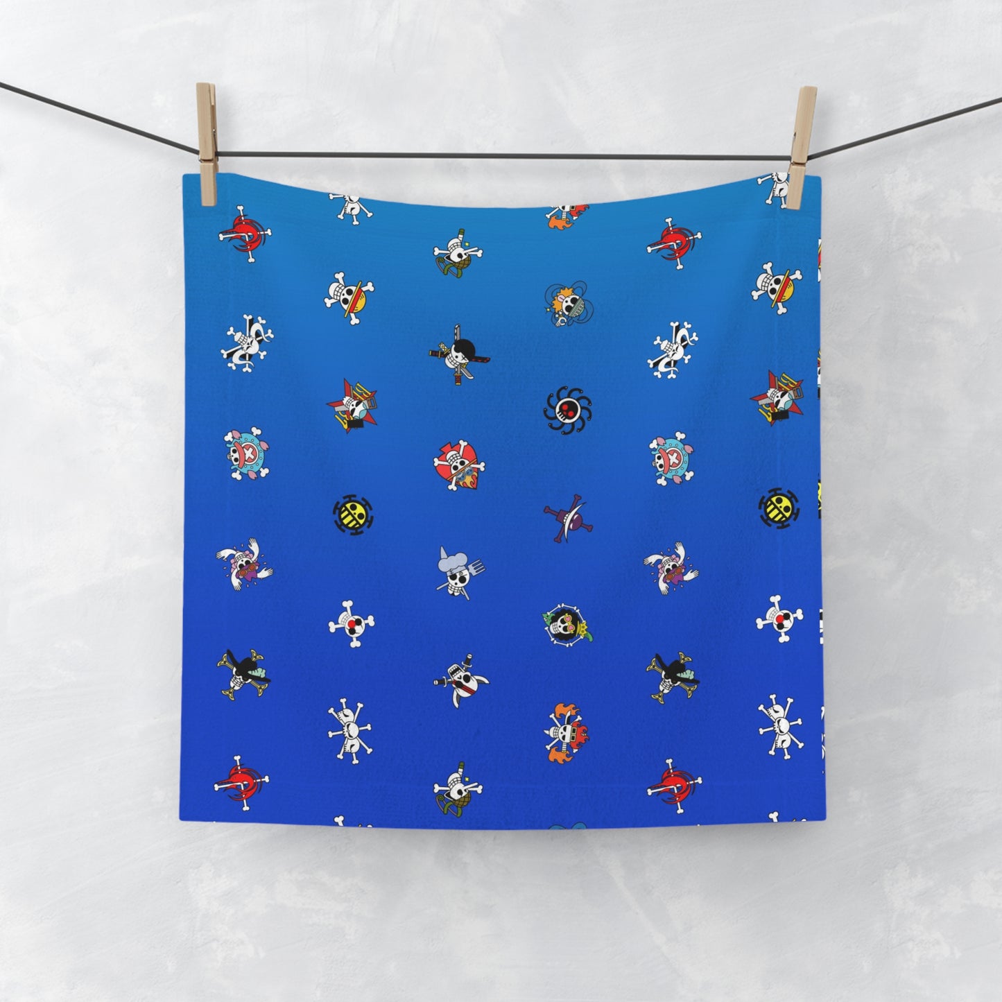 Jolly Rogers Face Towel