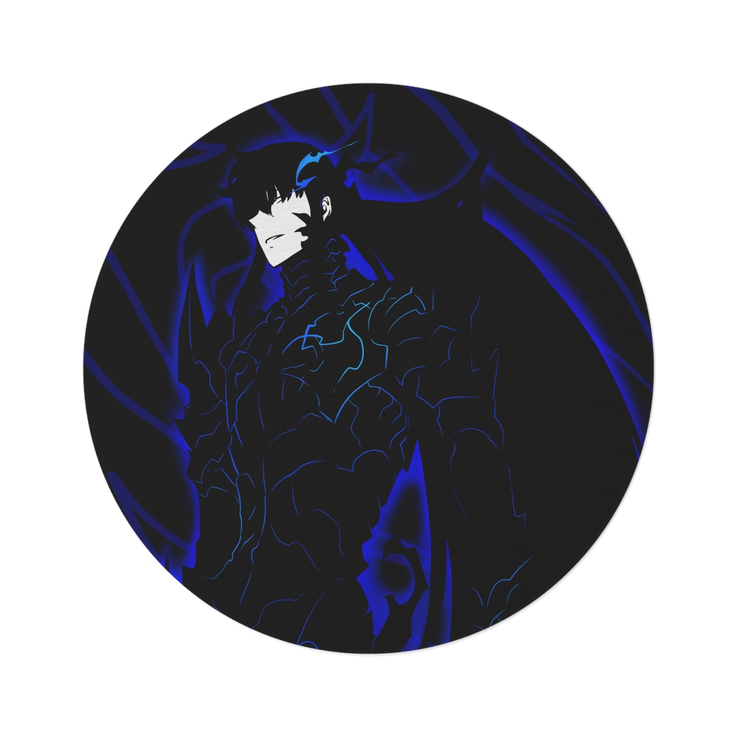 Shadow Monarch Round Rug
