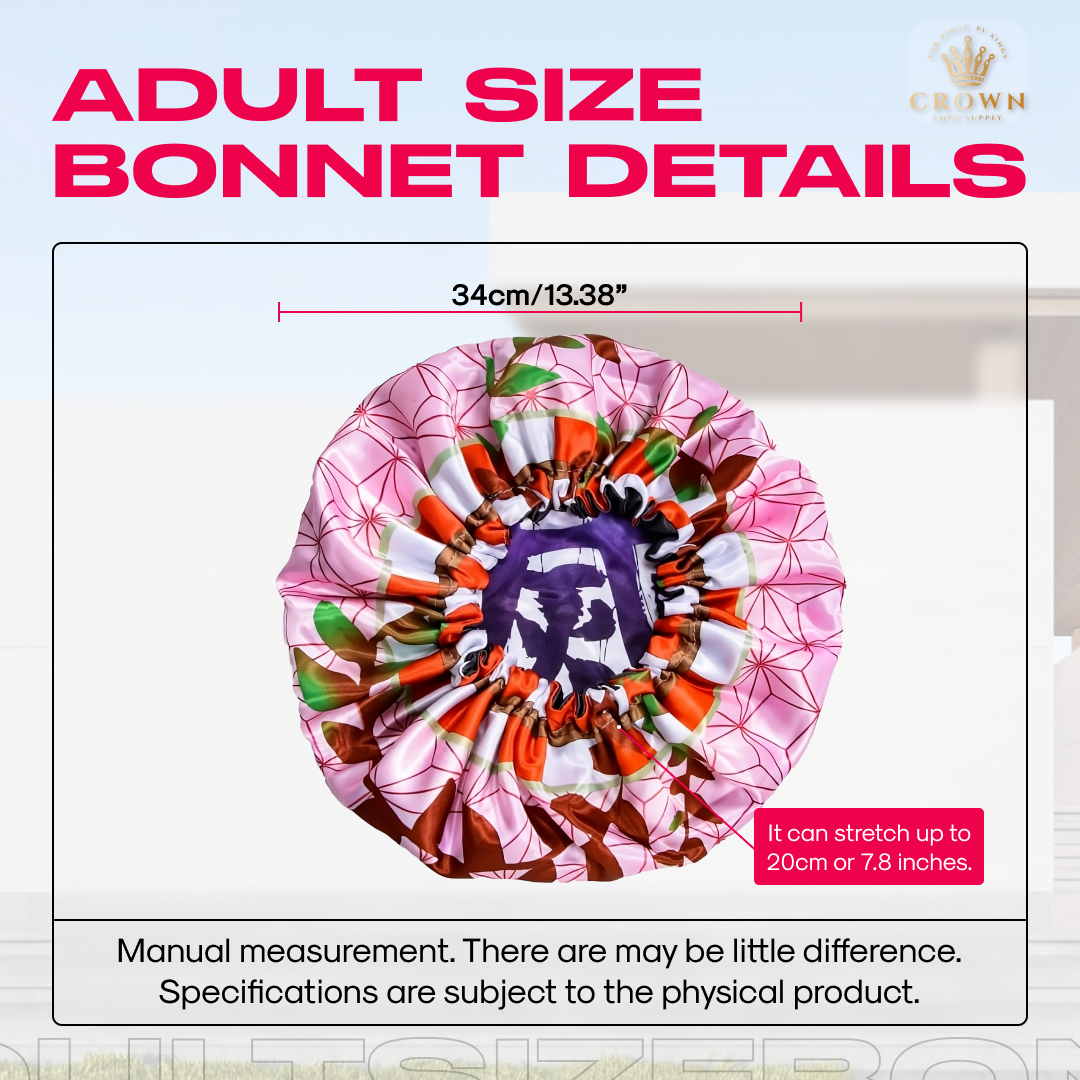 Reversible Anime Bonnets Crown Limited Supply