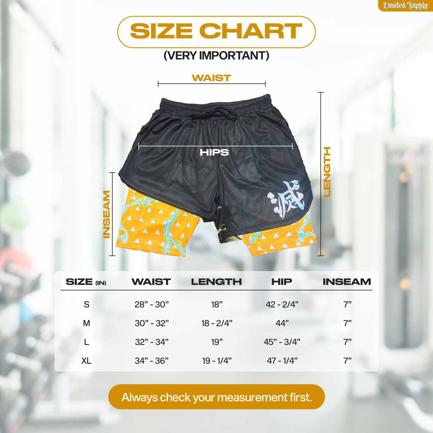 Anime Compression Shorts Crown Limited Supply