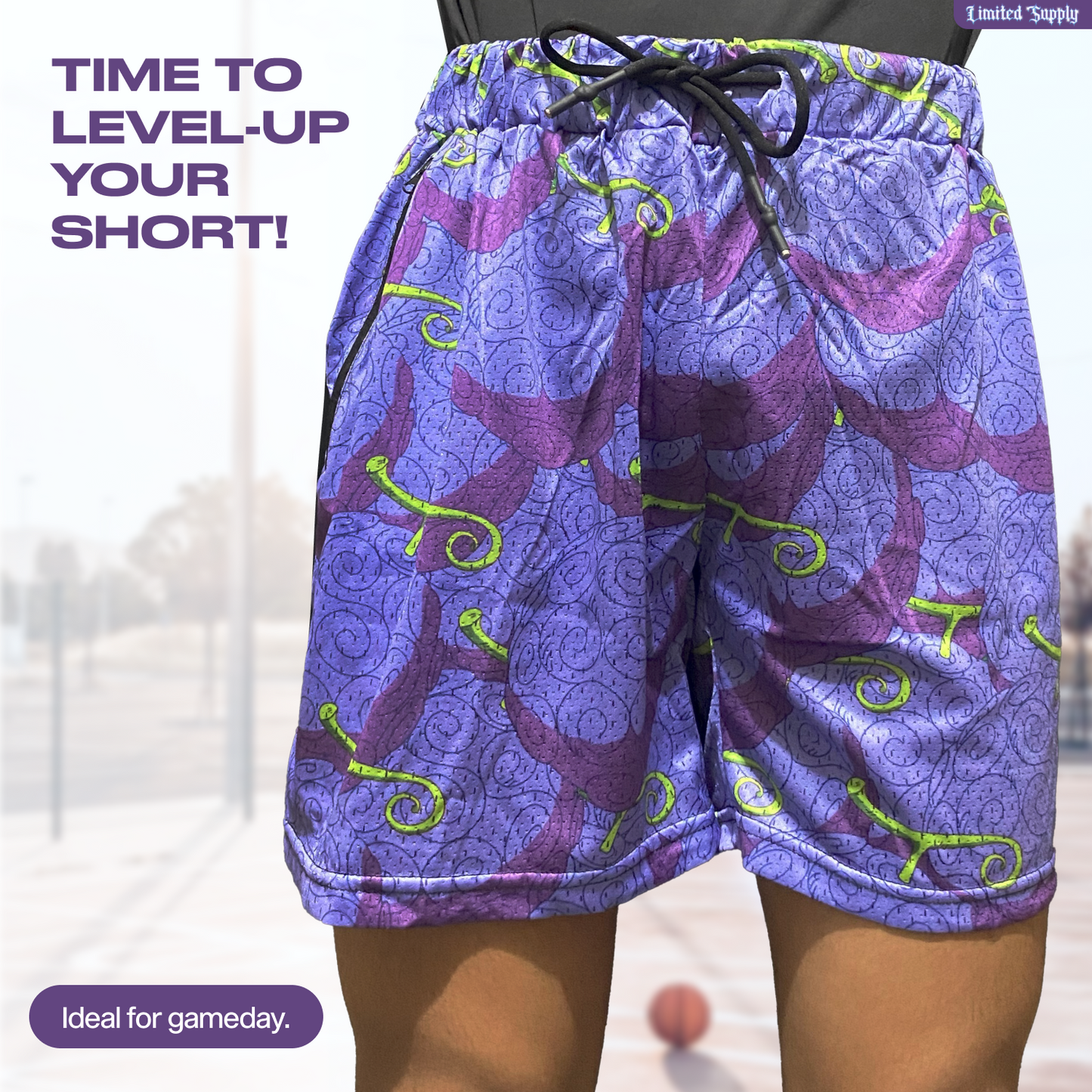 Anime Mesh Shorts C1