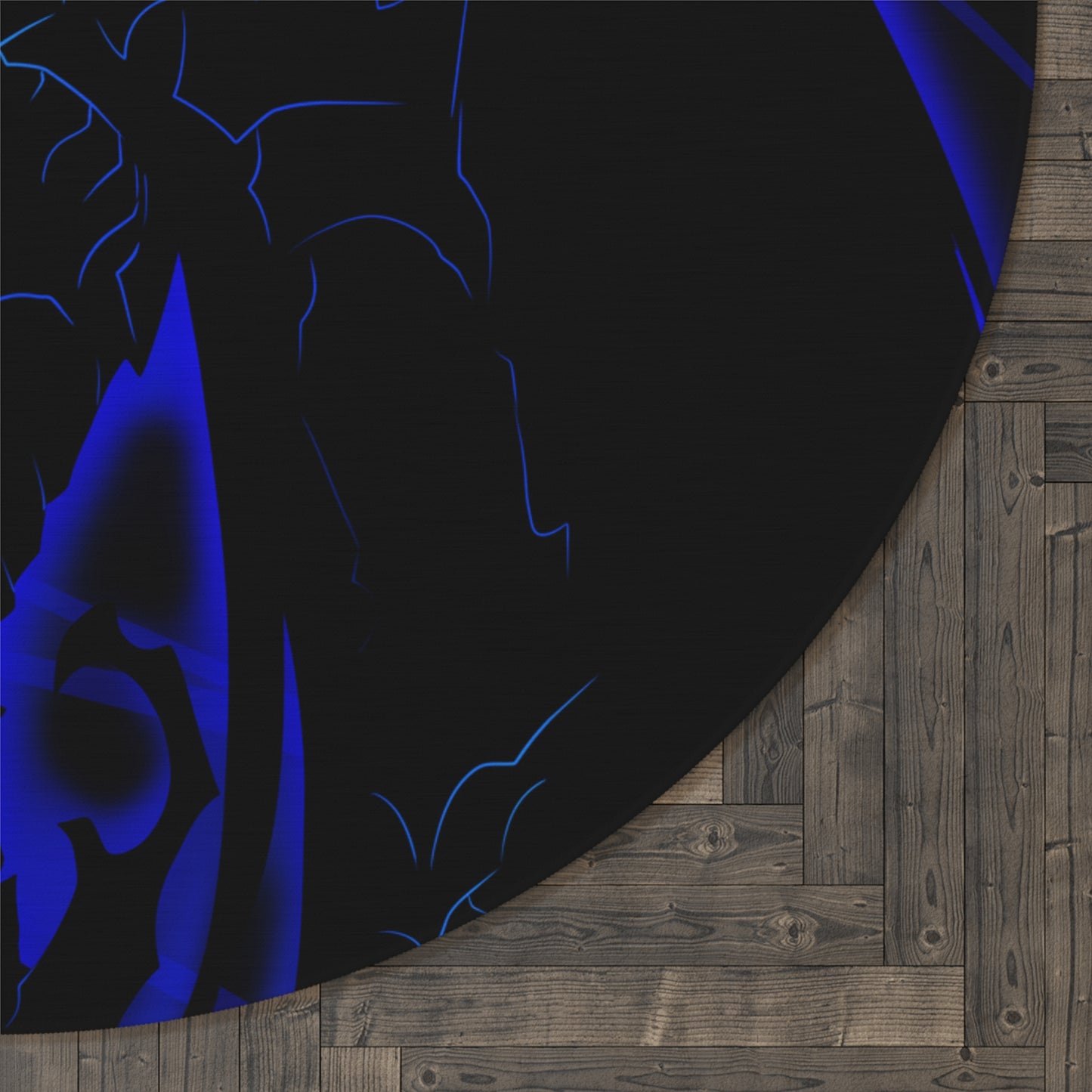 Shadow Monarch Round Rug