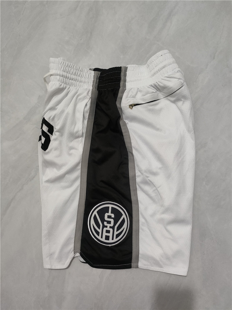 White Spurs Sport Shorts