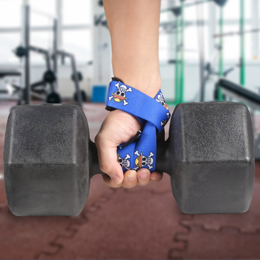 Blue OP Lifting Wrist Straps