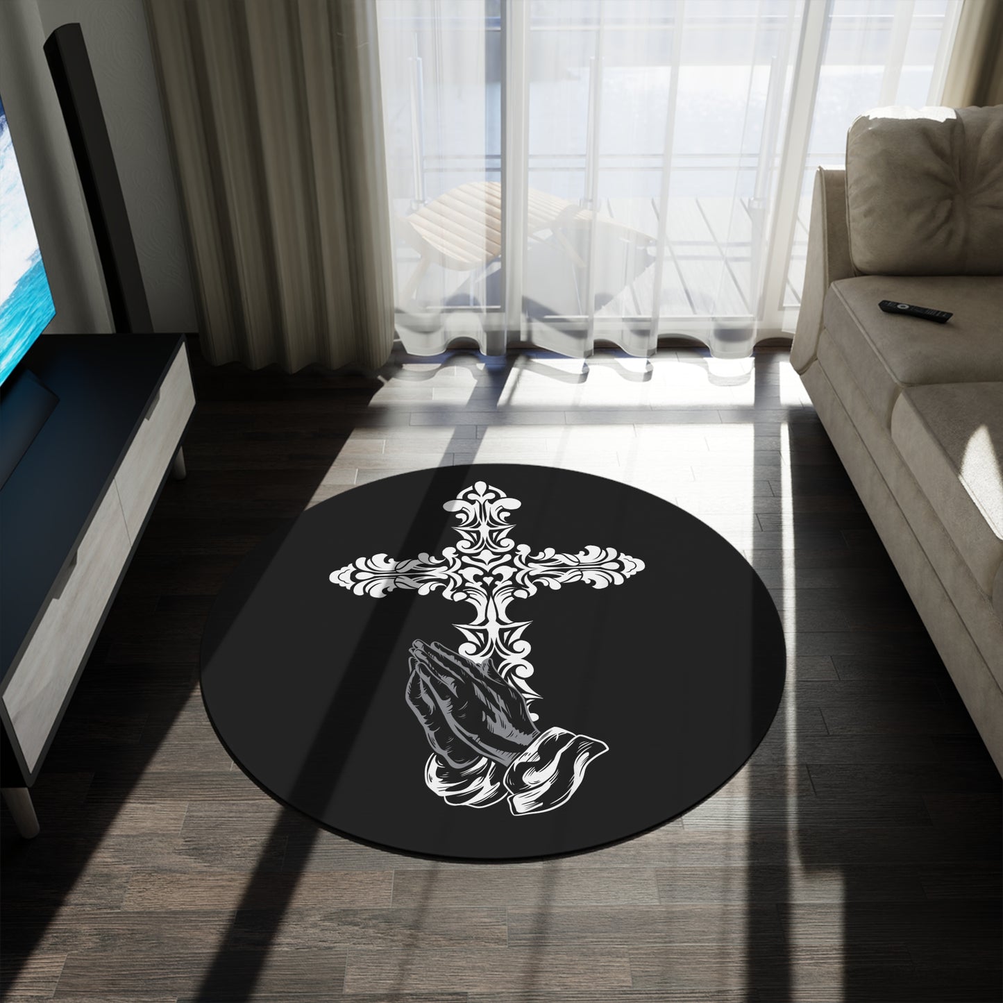 Christian Round Rug