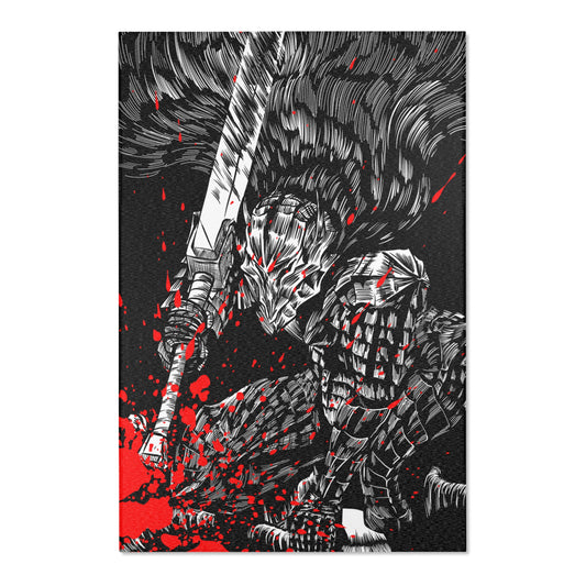 Berserk Splatter 2 Area Rug