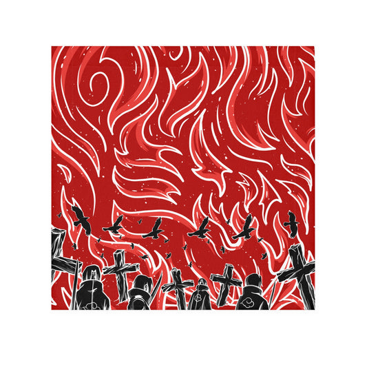 Red Akat Face Towel