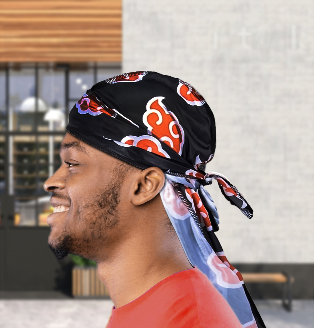 Red Akat - Silky Crown Durag Crown Limited Supply