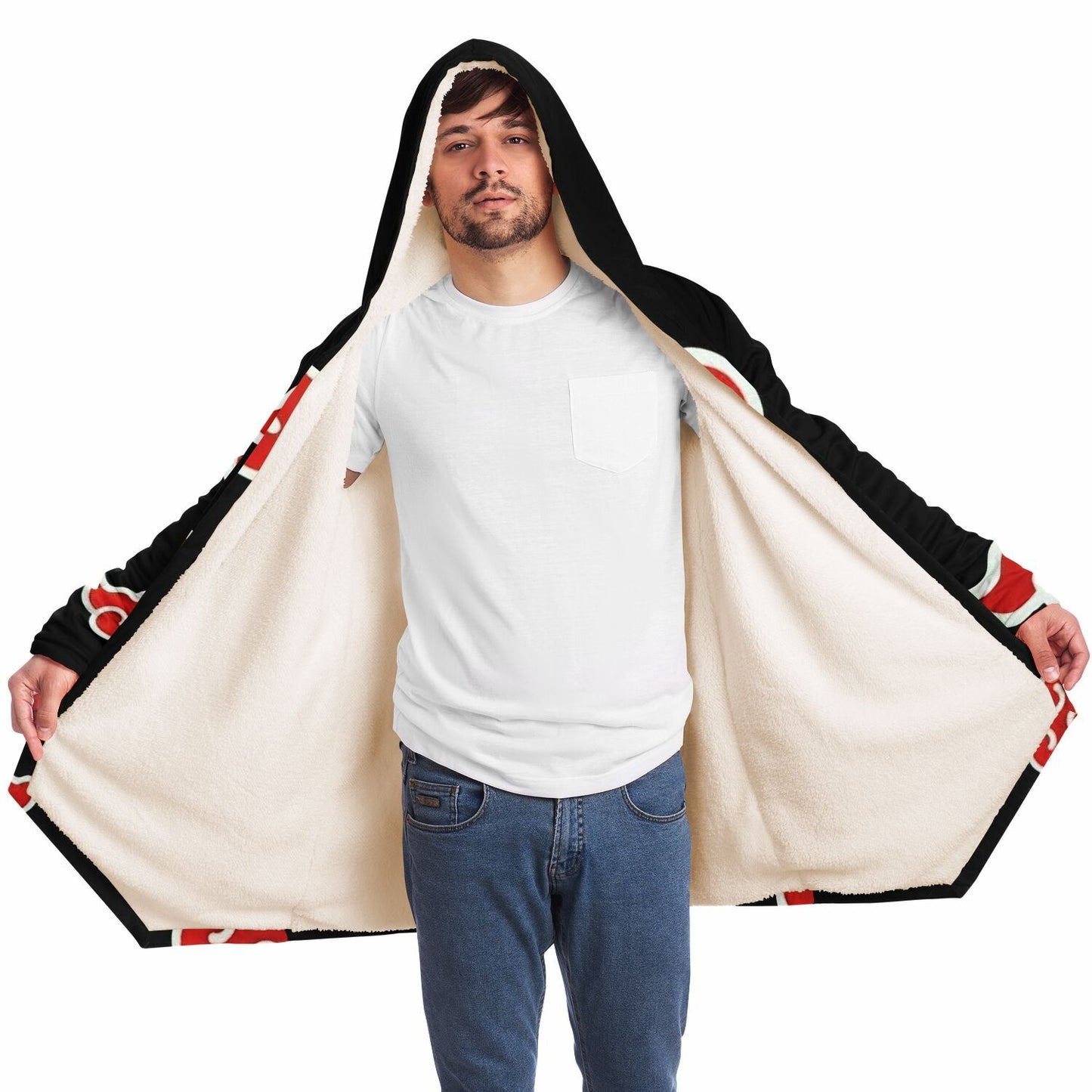 Red Akat Blanket Cloak