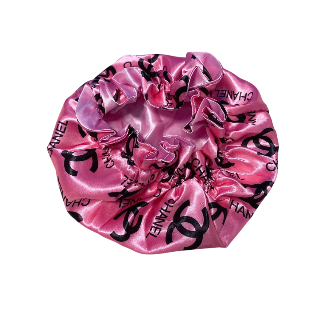 Pink CHNL Bonnet for kids
