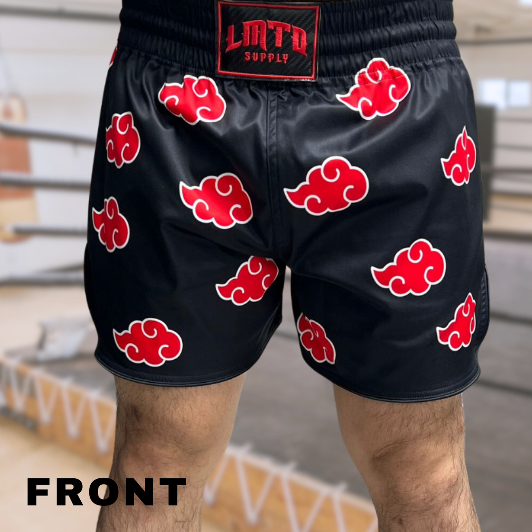 Anime Muay Thai Boxing Shorts (Akat)