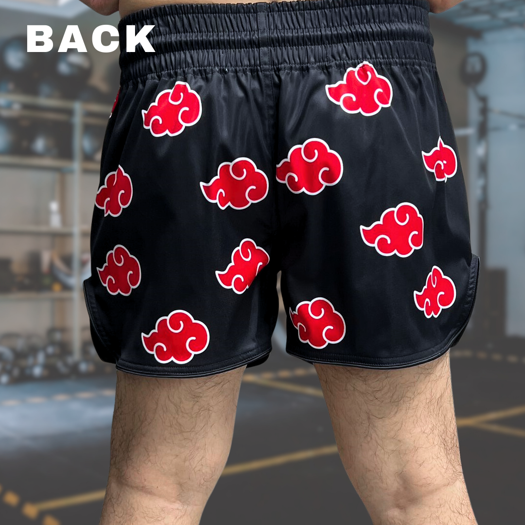 Anime Muay Thai Boxing Shorts (Akat)