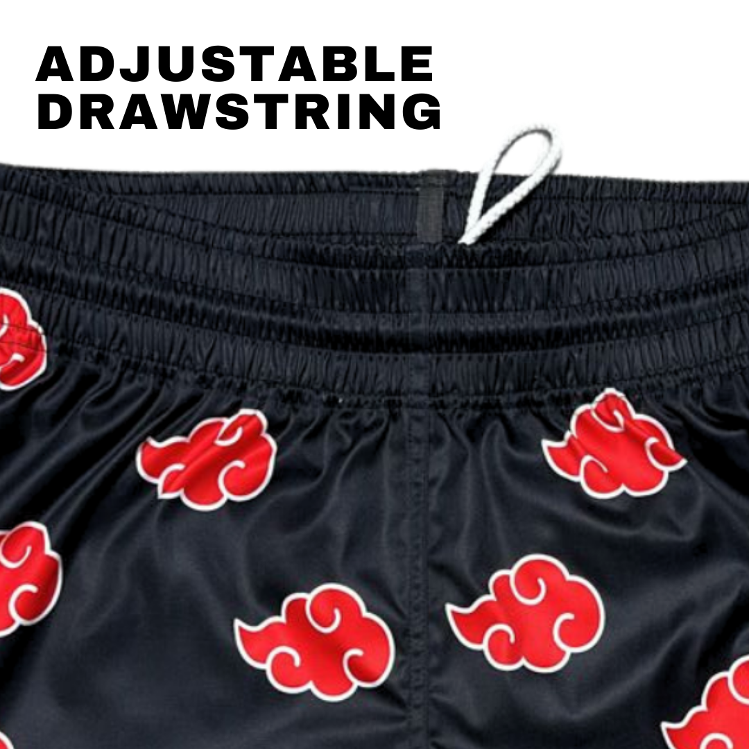 Anime Muay Thai Boxing Shorts (Akat)