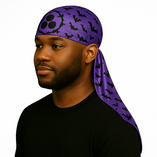 Violet Curse Mark - SIlky Crown Durag