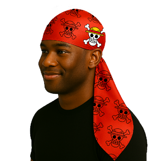 Red Skull - Silky Crown Durag