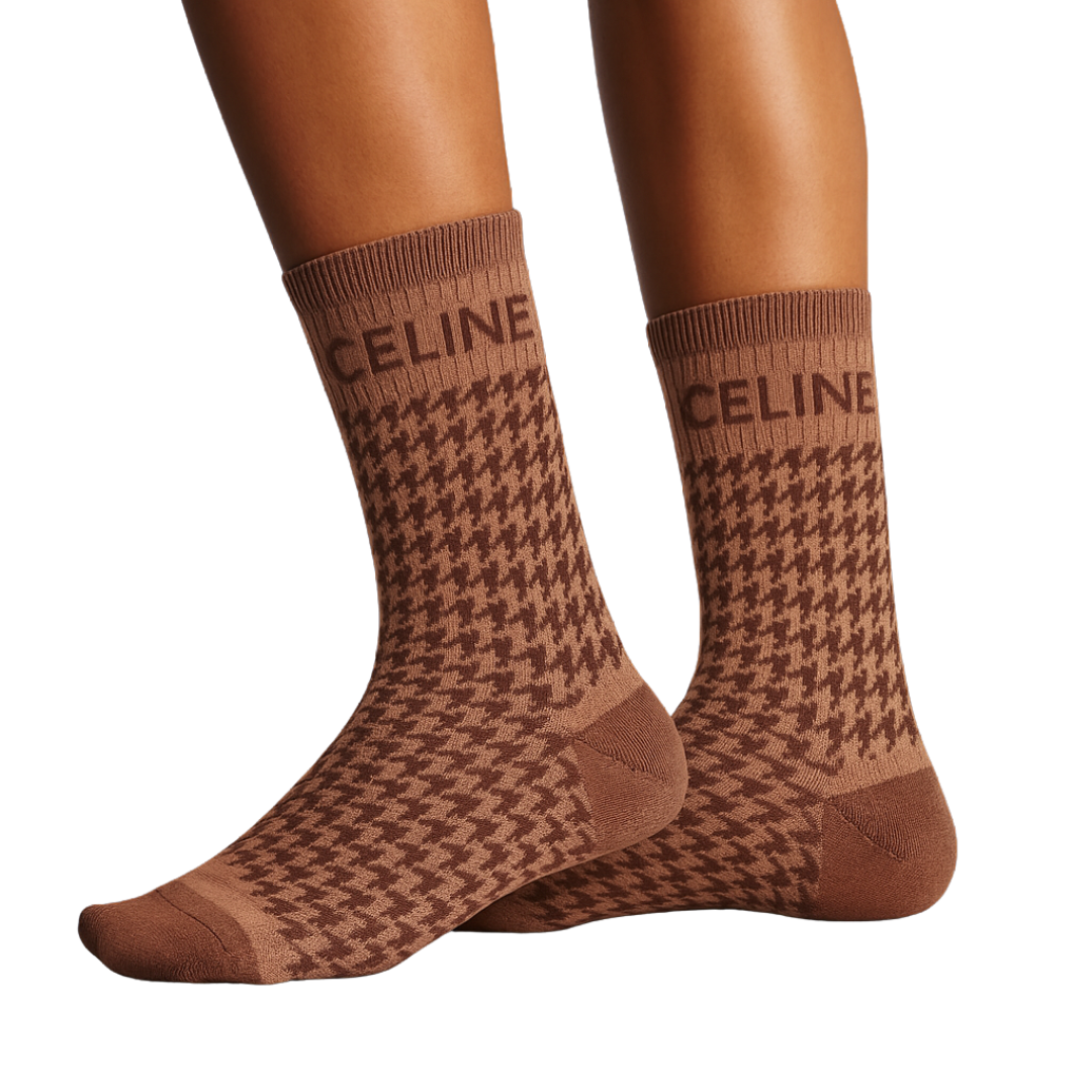 Clene 4 Pairs Set Designer Socks