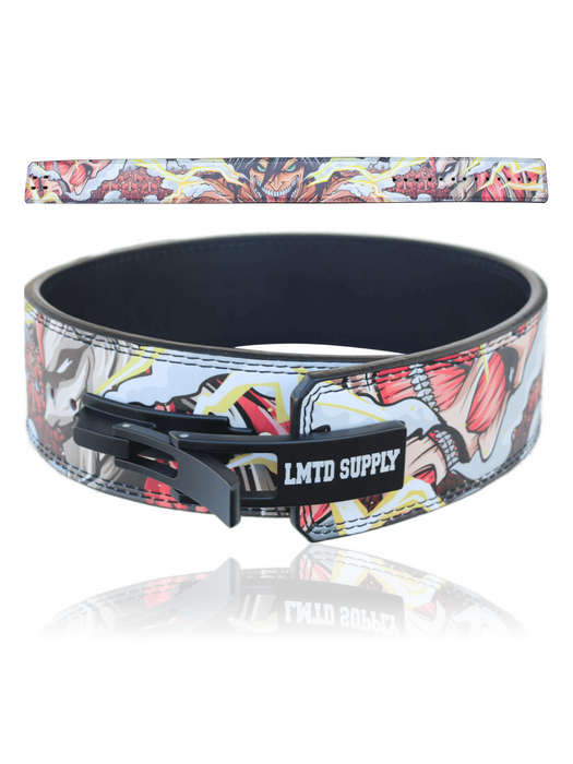 Mens Anime Gym Lever Belt Crown Limited Supply