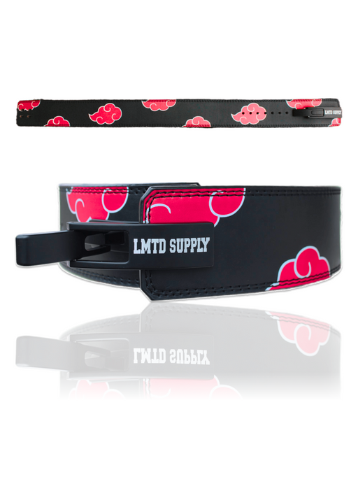 Red Cloud Anime Lever Belt Crown Limited Supply