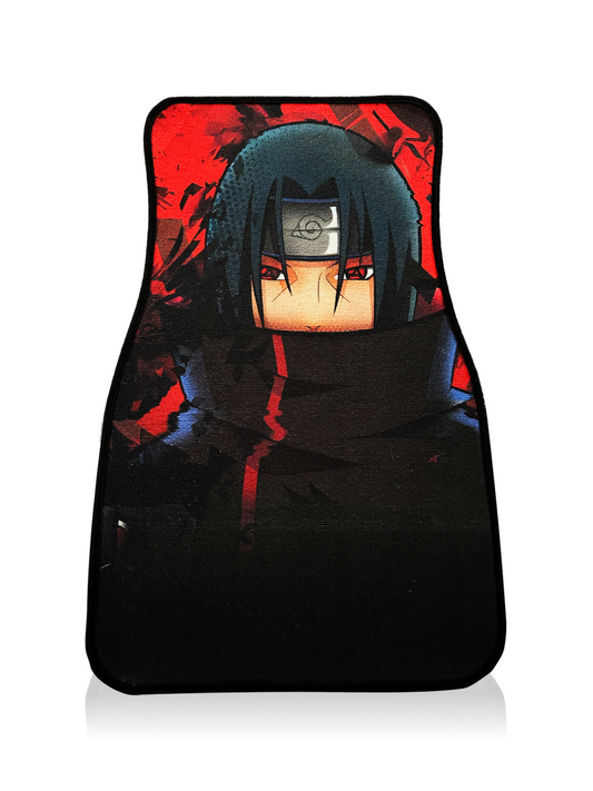 Anime Car Carpet Mat 1pc - Black Itach