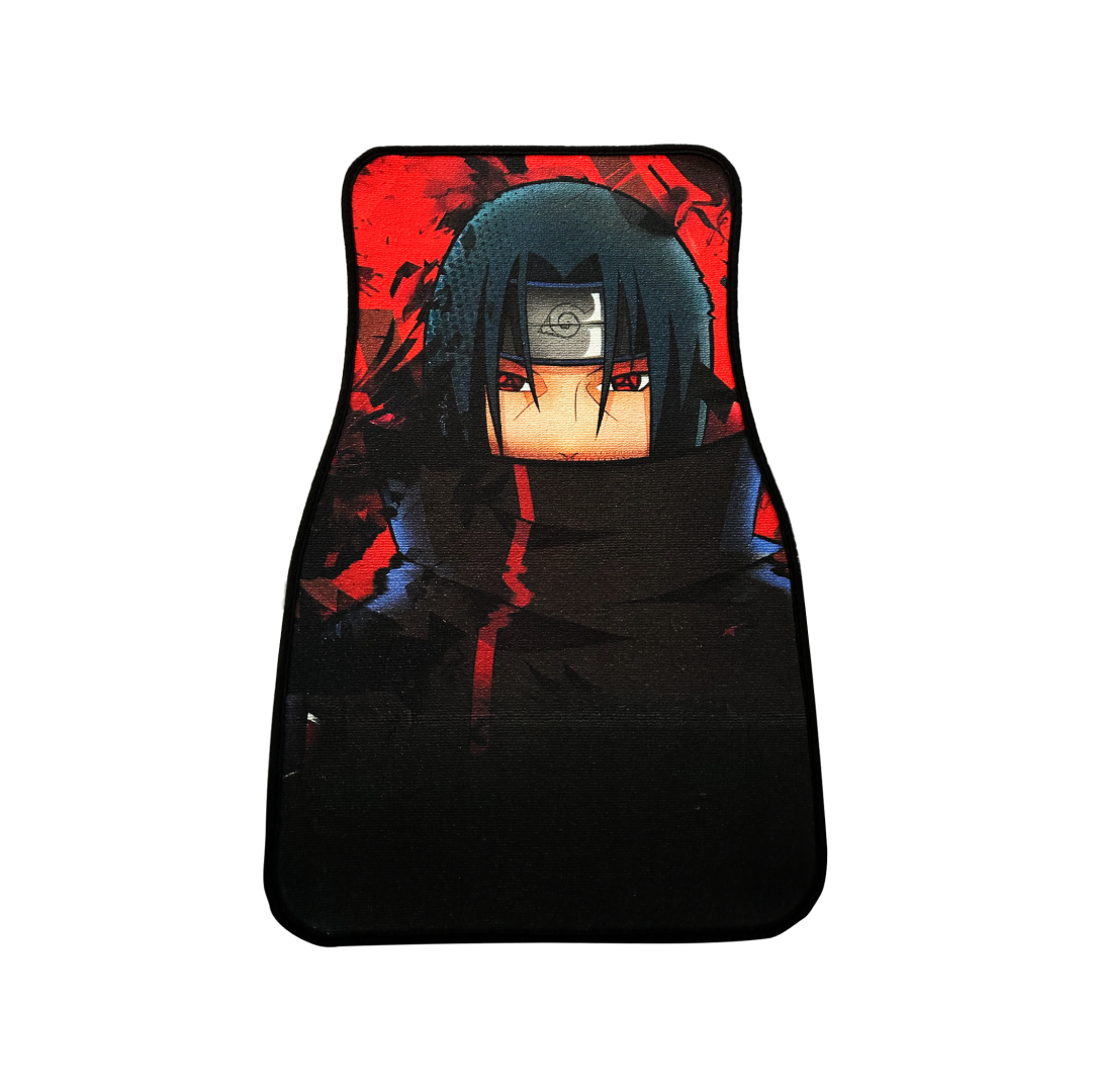 Anime Car Carpet Mat 1pc - Black Itach