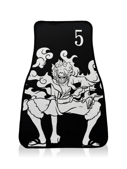 Anime Car Carpet Mat 1pc - Black Gear5