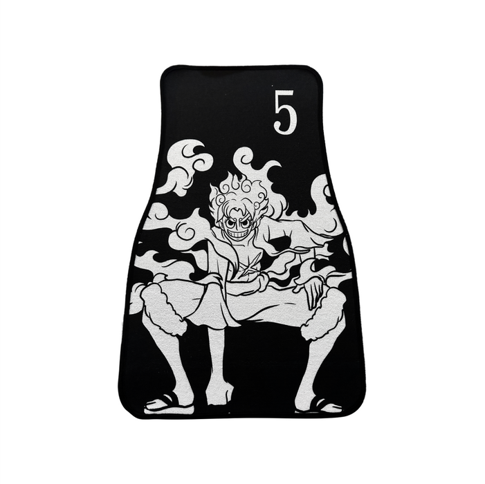 Anime Car Carpet Mat 1pc - Black Gear5