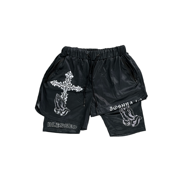 Black Cross Anime Shorts