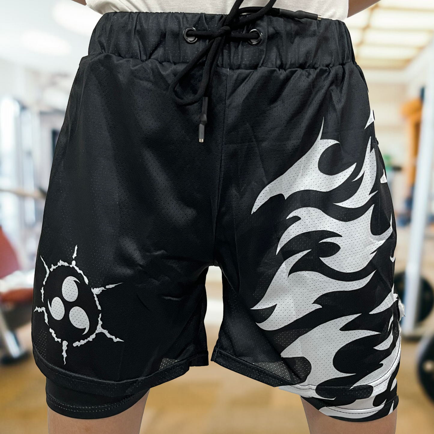 Black White Cursed M Anime Shorts