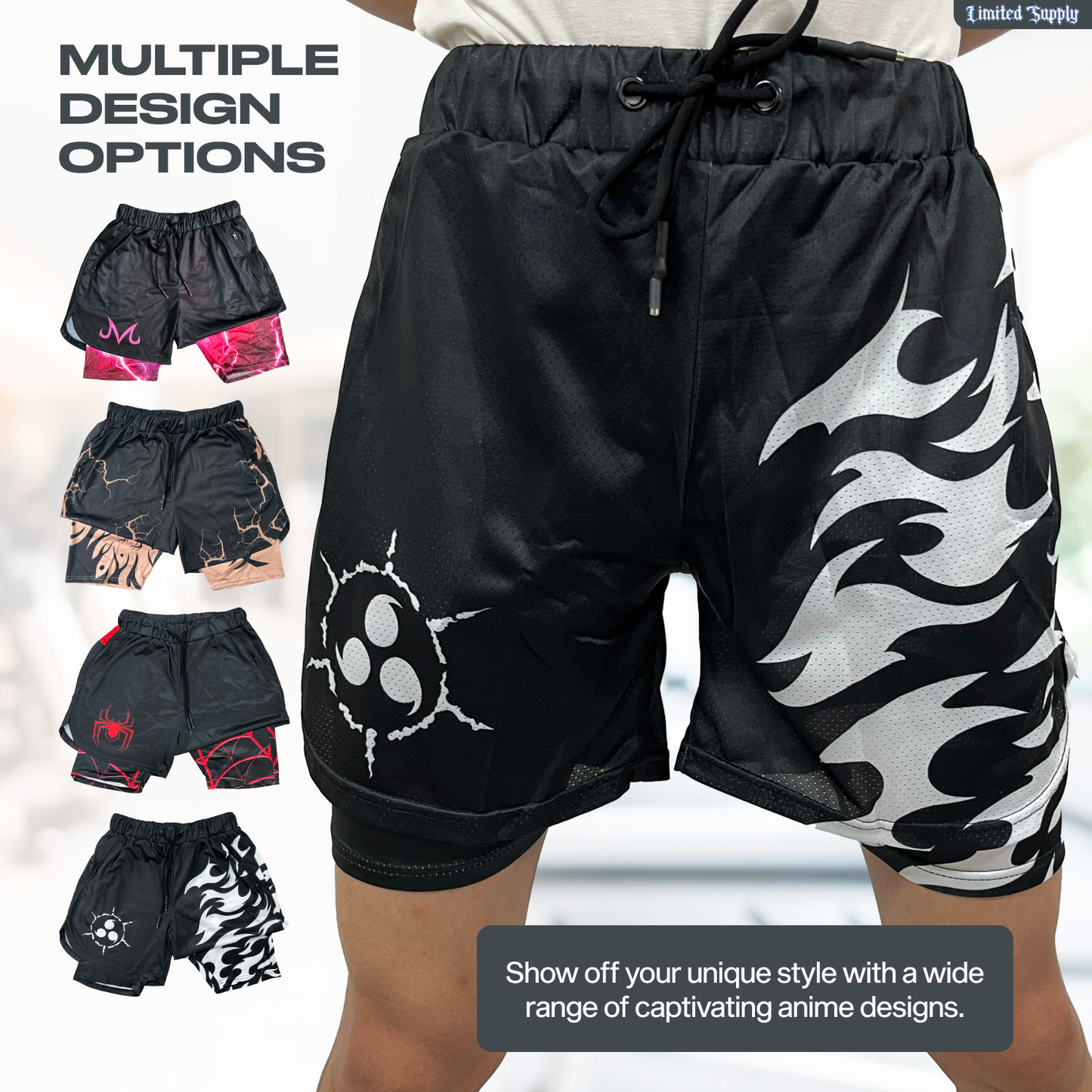 Black White Cursed M Anime Shorts