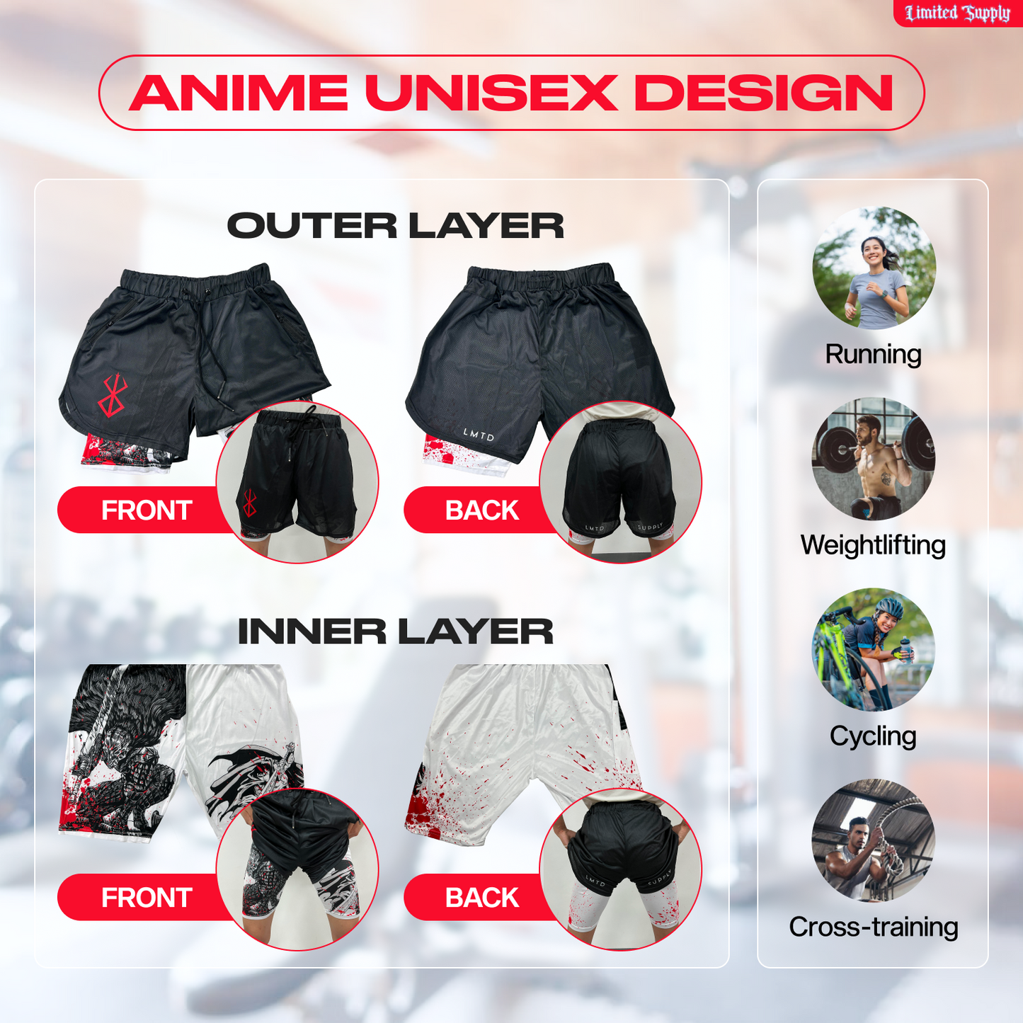 Anime Shorts White Bersek