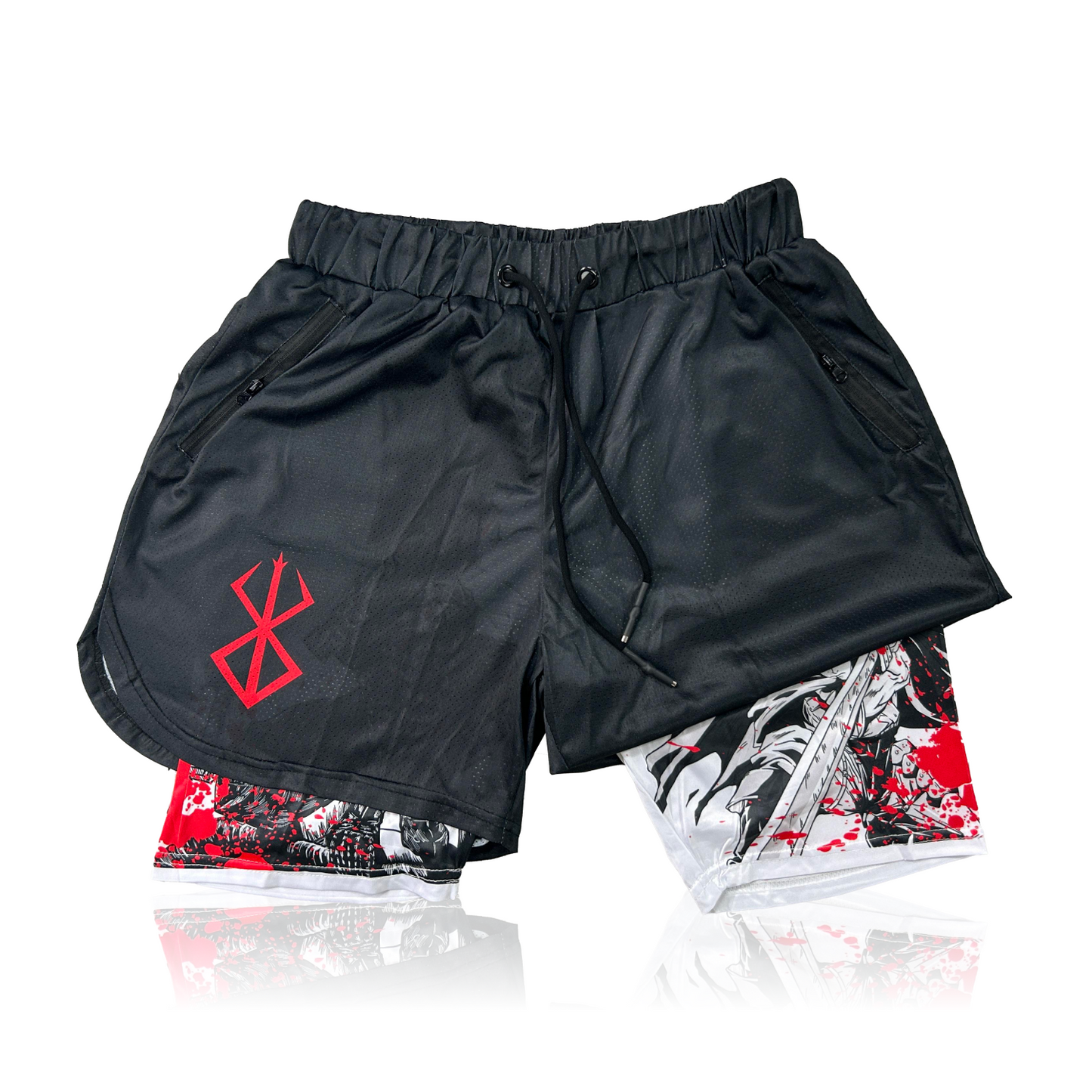 Anime Mens Compression Shorts Multiple Designs