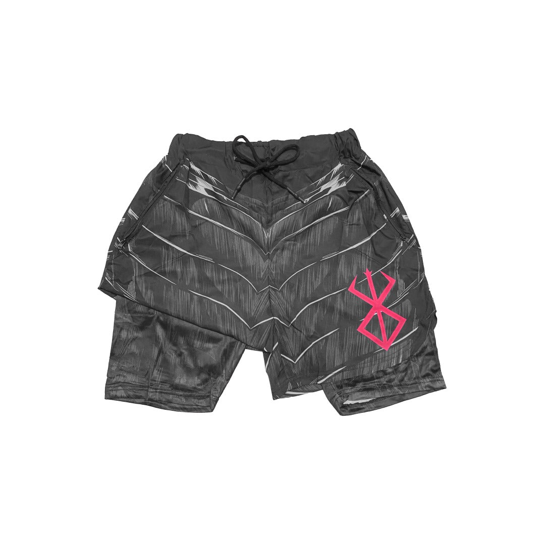 Black Berserker Anime Shorts Crown Limited Supply