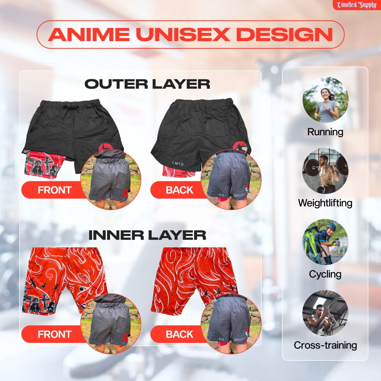 Anime Shorts Crown Limited Supply