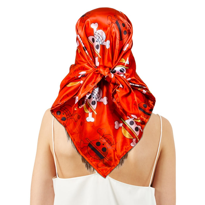 Red Skull Anime Silky Scarf Crown Limited Supply
