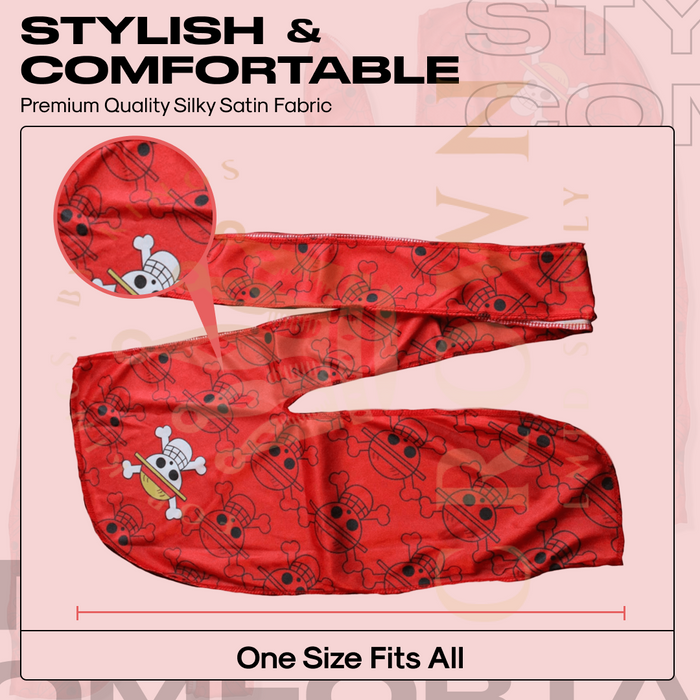 Red Skull - Silky Crown Durag Crown Limited Supply