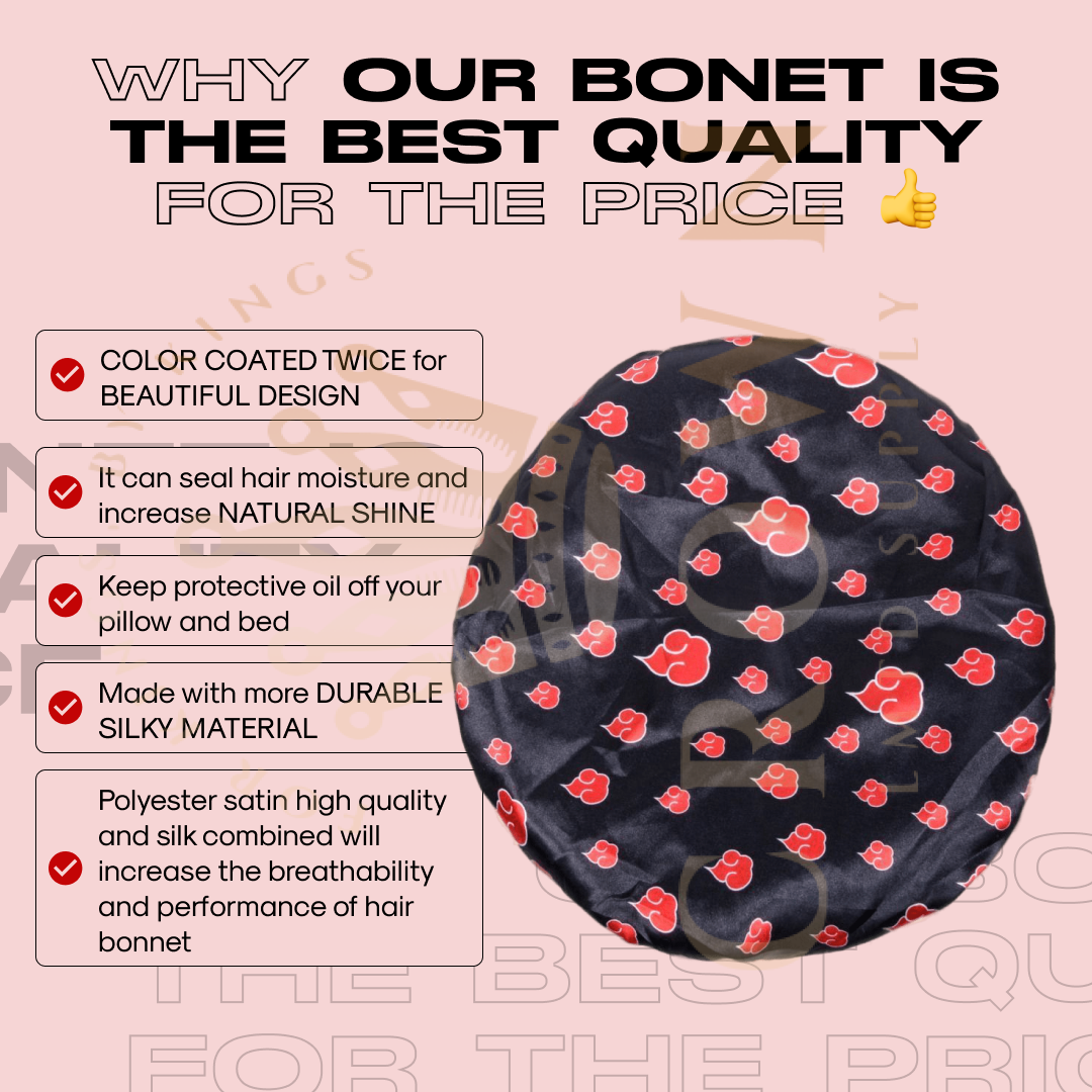 Anime Silky Crown Bonnet Crown Limited Supply