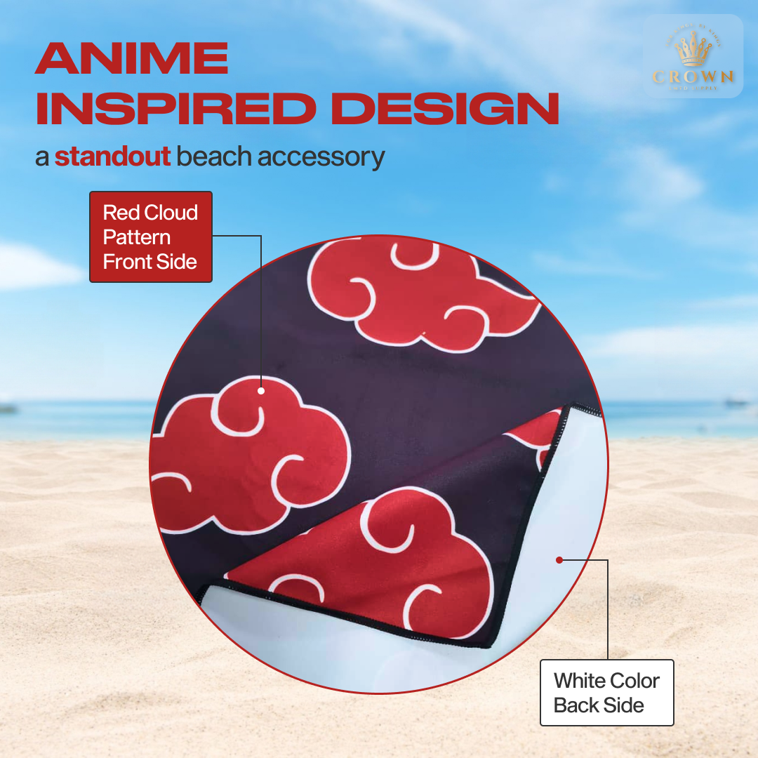 Anime Beach Towel Crown Limited Supply