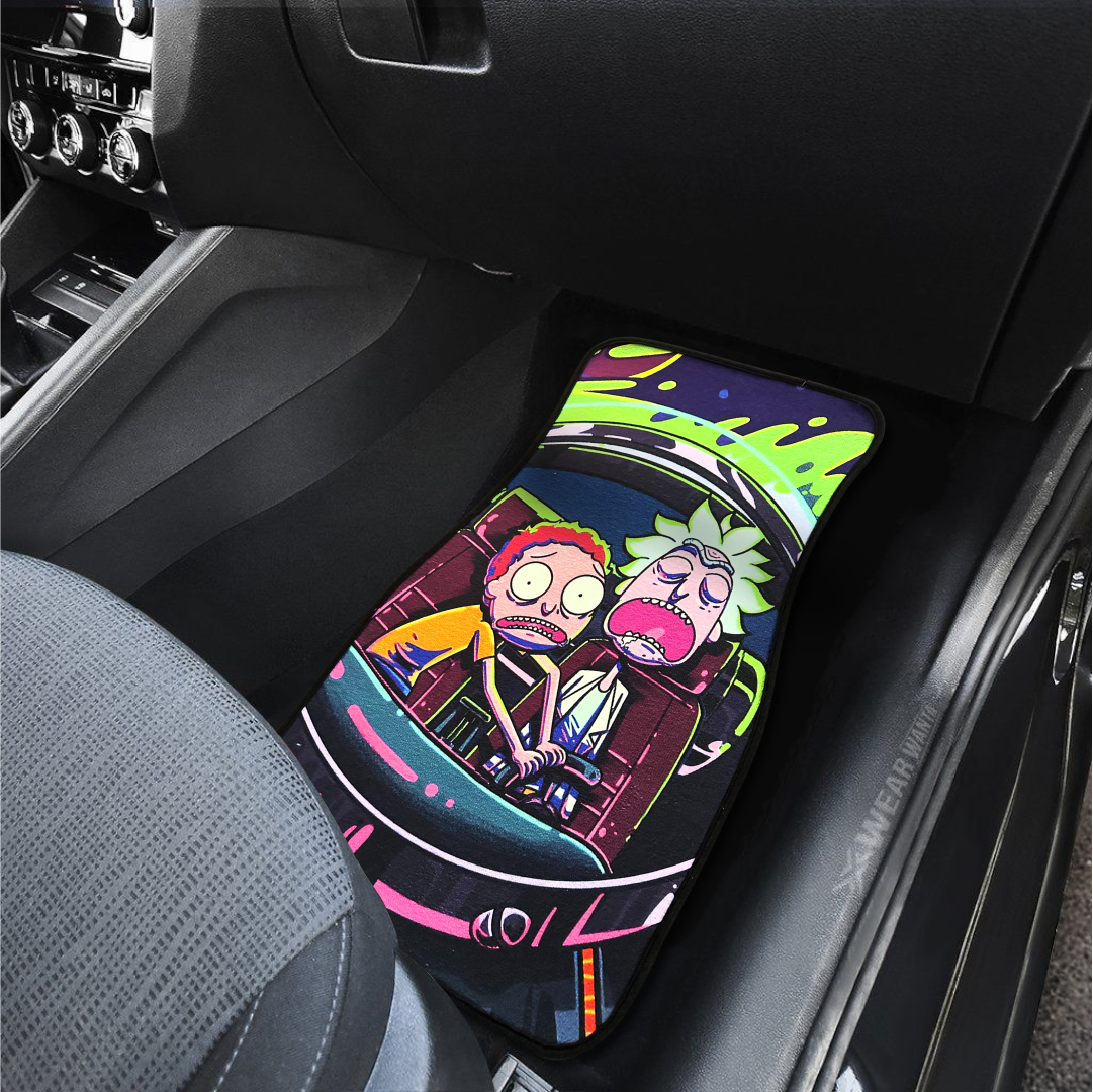 Anime Car Carpet Mat 1pc - Pink Ricky