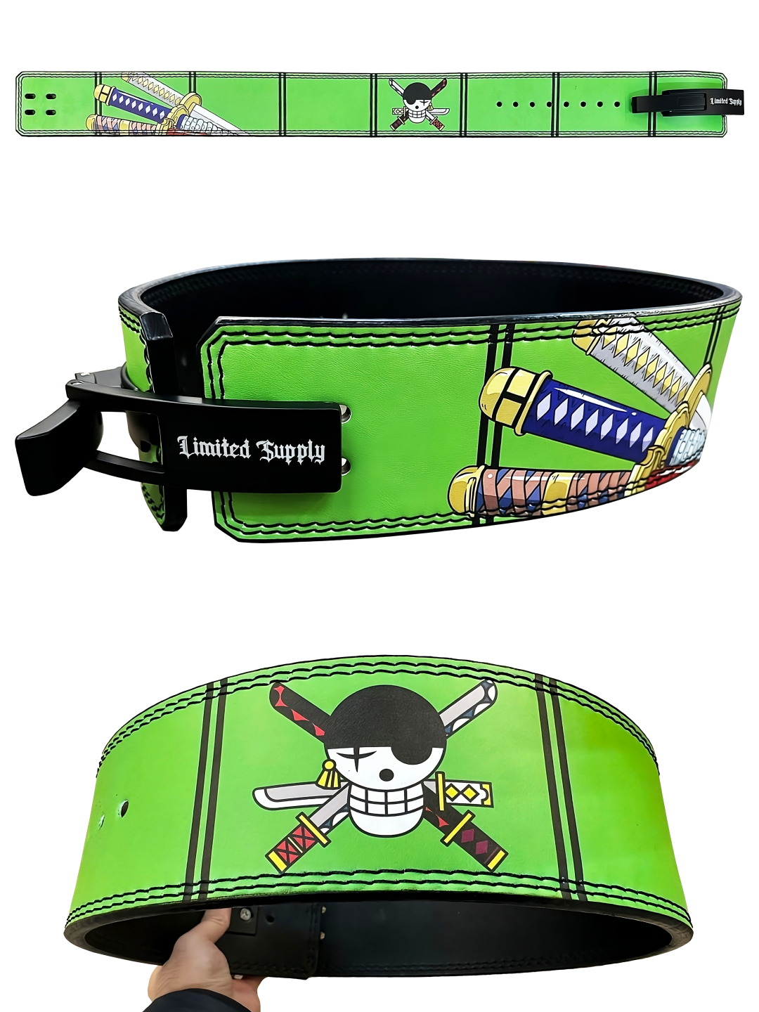 Anime Lever Belt Mens gym Accessory Crown Limited Supply