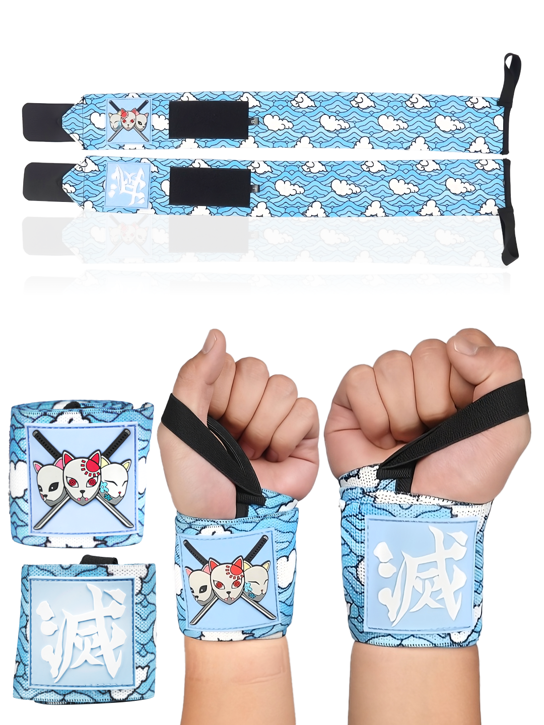 Mens Anime Wrist Wrap Crown Limited Supply