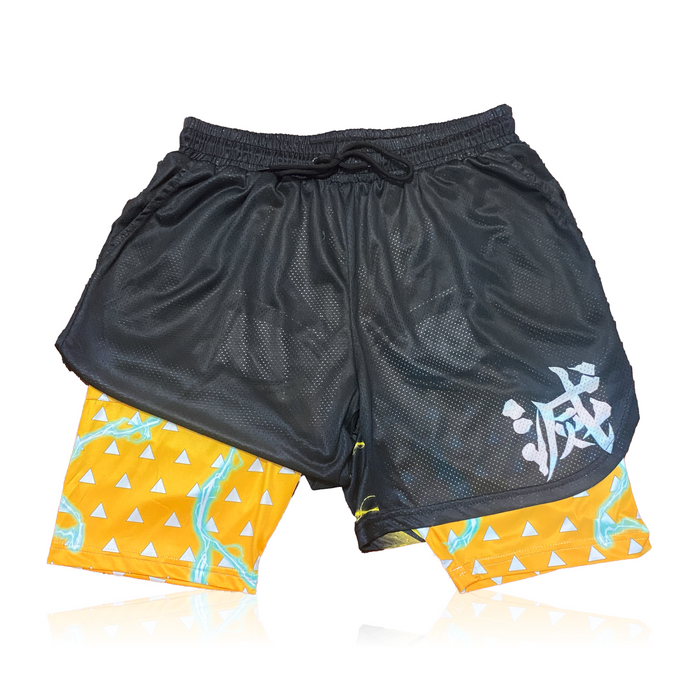 Anime Compressions Gym Shorts Multiple Designs C1