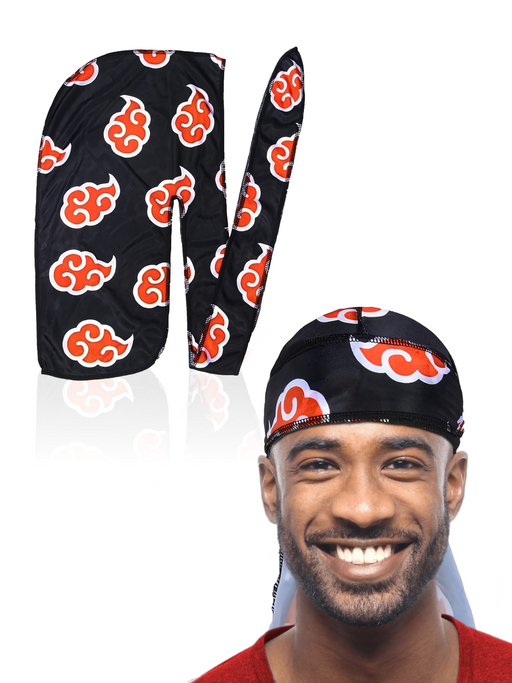 Red Cloud Anime Durag - Silky Crown Durag Crown Limited Supply