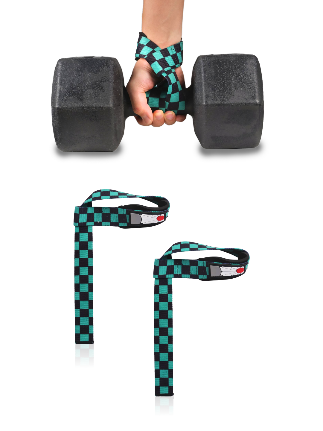 Green Tanj Lifting Wrist Straps