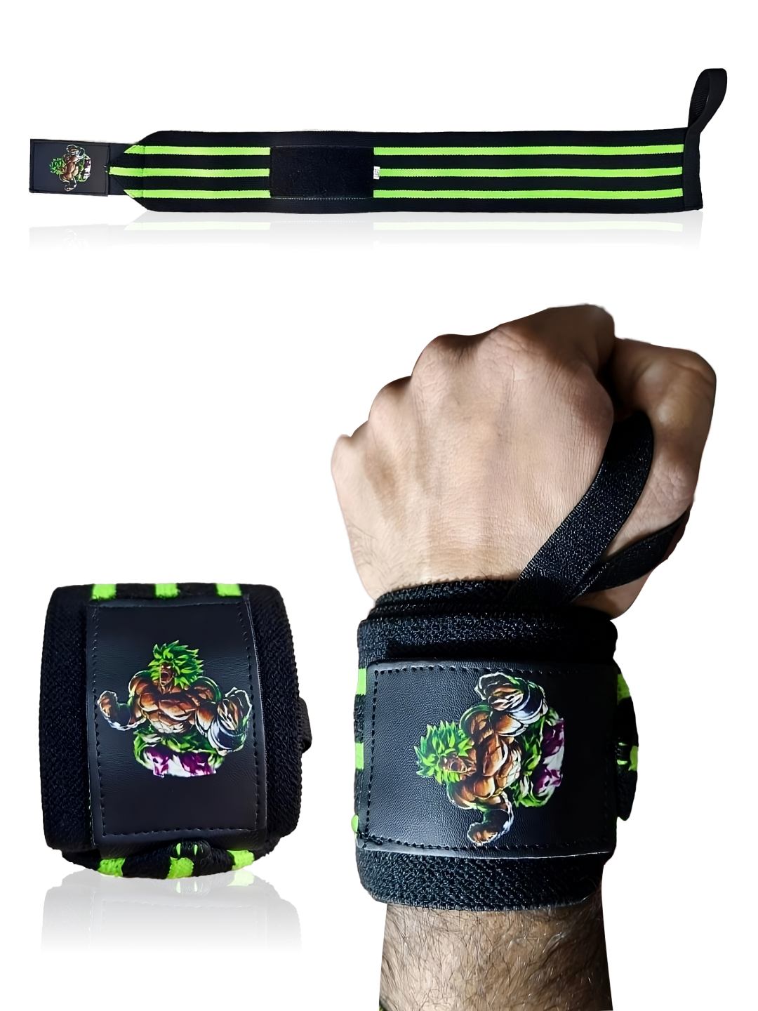 Green DZB Saiyan Wrist Wrap