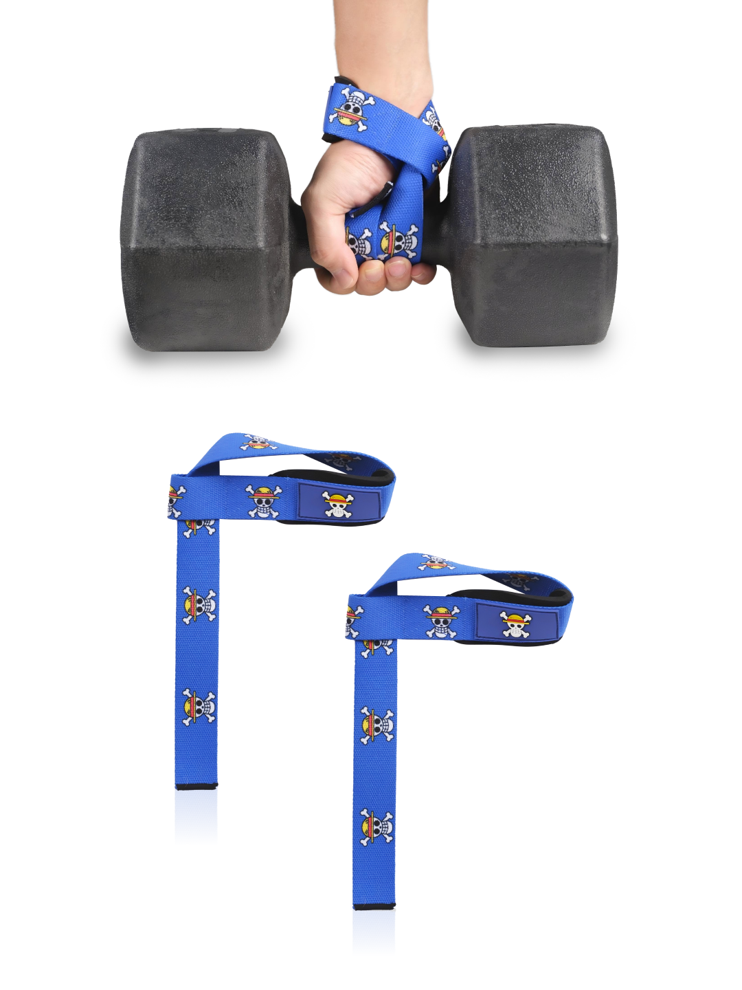 Blue OP Lifting Wrist Straps